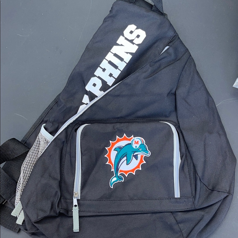 Black Sling Bag with Logo